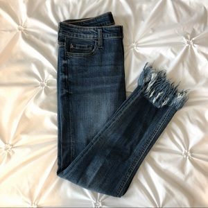 VERVET Ankle Skinny Fit Distressed Ankle Jeans